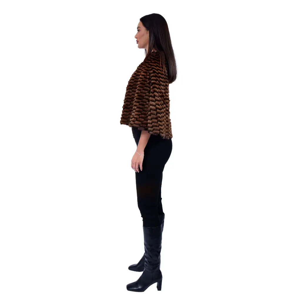STOLE 1-53A - 55cm Black&coffe 3.webp