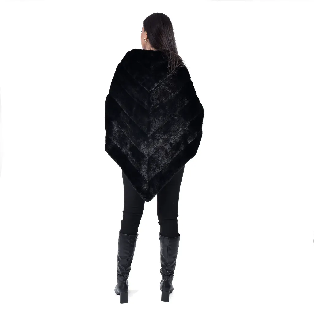 28 - Mink cape tringle - 95cm Black 2.webp