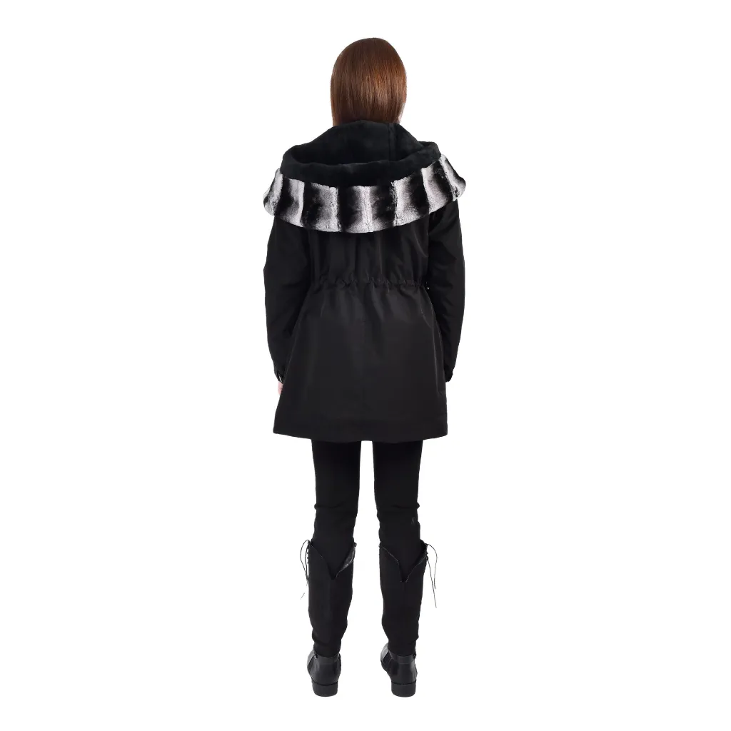 7 - Rencot Black rext rabbit fur 80CM 3.webp