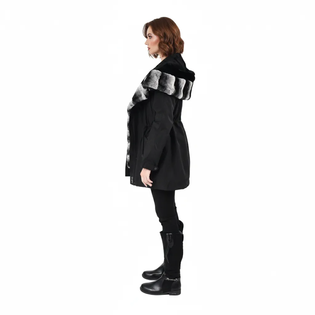 7 - Rencot Black rext rabbit fur 80CM 2.webp
