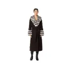 Cashmere with Wool and Rex Rabbit Fur Big Smooking 115cm