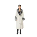 Cashmere with Wool and Rex Rabbit Fur Big Smooking 115cm
