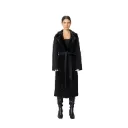 Jacket Cashmere with Mink and Rex Rabbit Fur 110cm