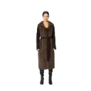 Jacket Cashmere with Mink and Rex Rabbit Fur 110cm