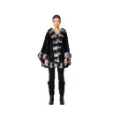 Cashmere Cape With Chinchilla Fur 80cm