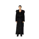 Jacket Hood with Mink, Fox and Rex Rabbit Fur 135cm - 5477-C