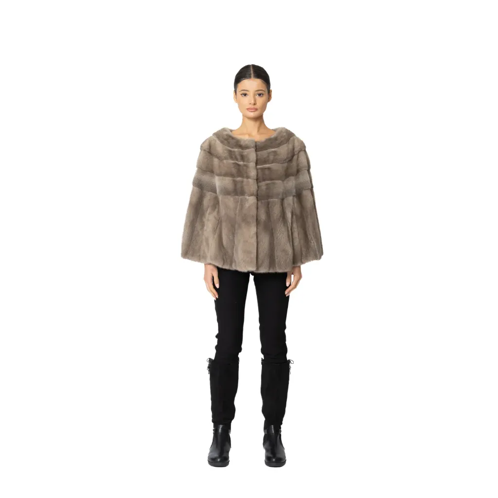 Queen cape With Mink Fur