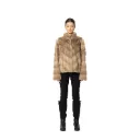Jacket With Mink Fur 55cm