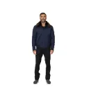 Raincoat Jacket With Rex Rabbit Fur - 011