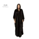 BISHT WITH MINK FUR- C CUT -  135cm