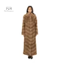 Jacket With Mink Fur -  Classic - 135cm