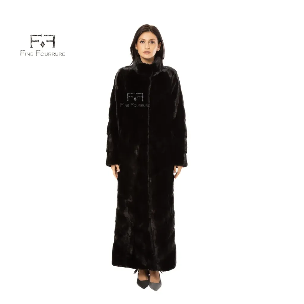 Jacket With Mink Fur -  Classic - 135cm