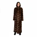 Jacket With Mink Fur -  Classic - 135cm