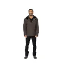 Raincoat Jacket With Rex Rabbit Fur Lining - 0012