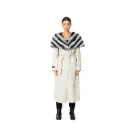 Cashmere with Wool and Rex Rabbit Fur - Cape Style 115cm