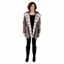 Raincoat Jacket with Rex Rabbit Fur - 80cm
