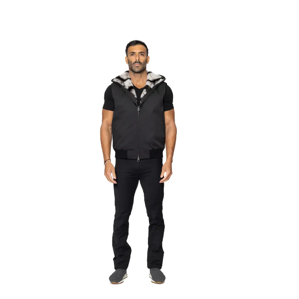 ڤيست مطري مع فرو الارنب
