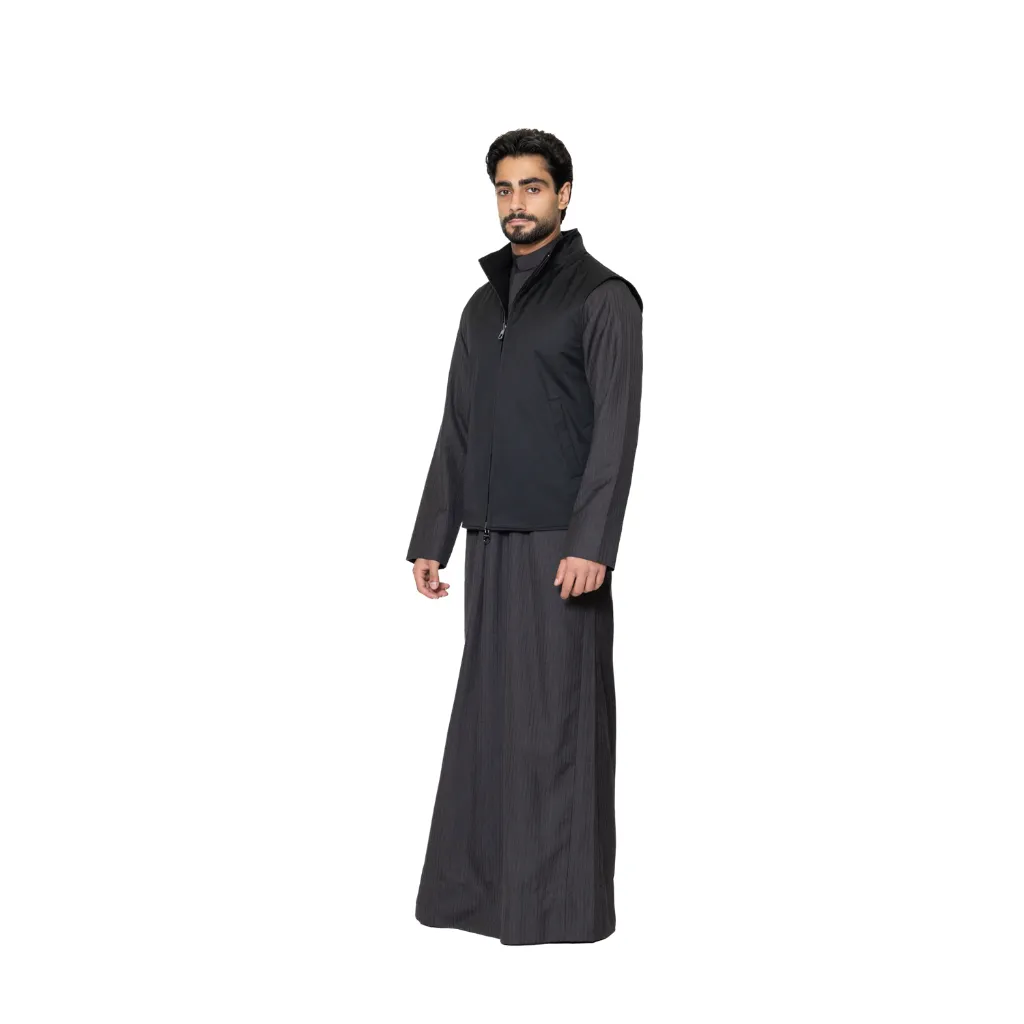 ڤيست مطري والبطانه كشمير والصوف دبل فيس