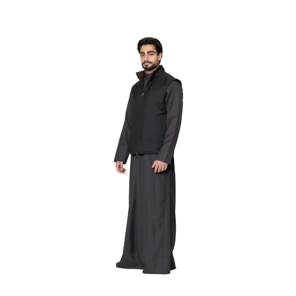 ڤيست مطري والبطانه كشمير والصوف دبل فيس