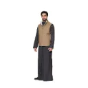 Raincoat Vest With Cashmere And Wool Double Face  - N - 003A