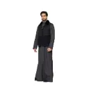 Vest Cashmere And Wool With Polyester Lining With Rabbit Fur - A -006