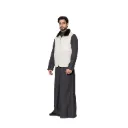 Vest Cashmere And Wool With Polyester Lining With Rabbit Fur - A -006