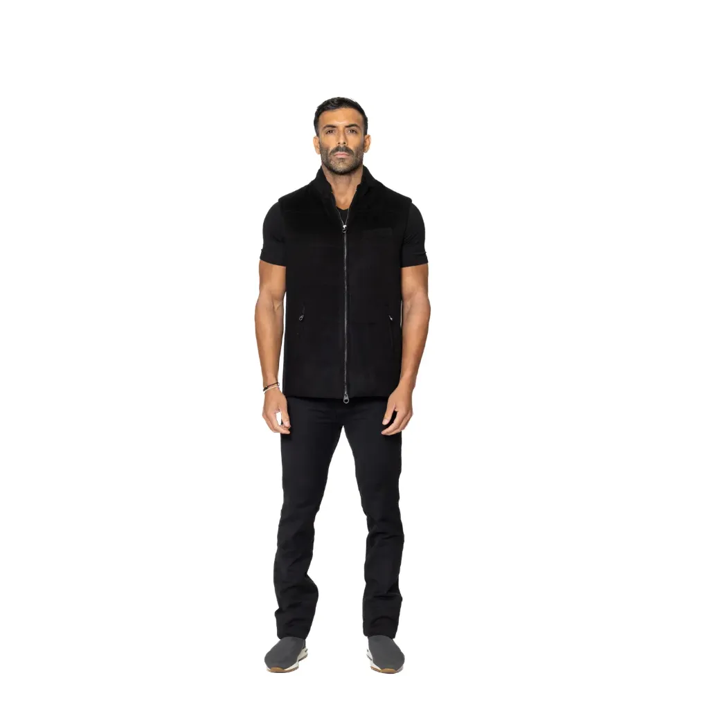 Vest Cashmere With Wool With Polyester Lining - A - 037