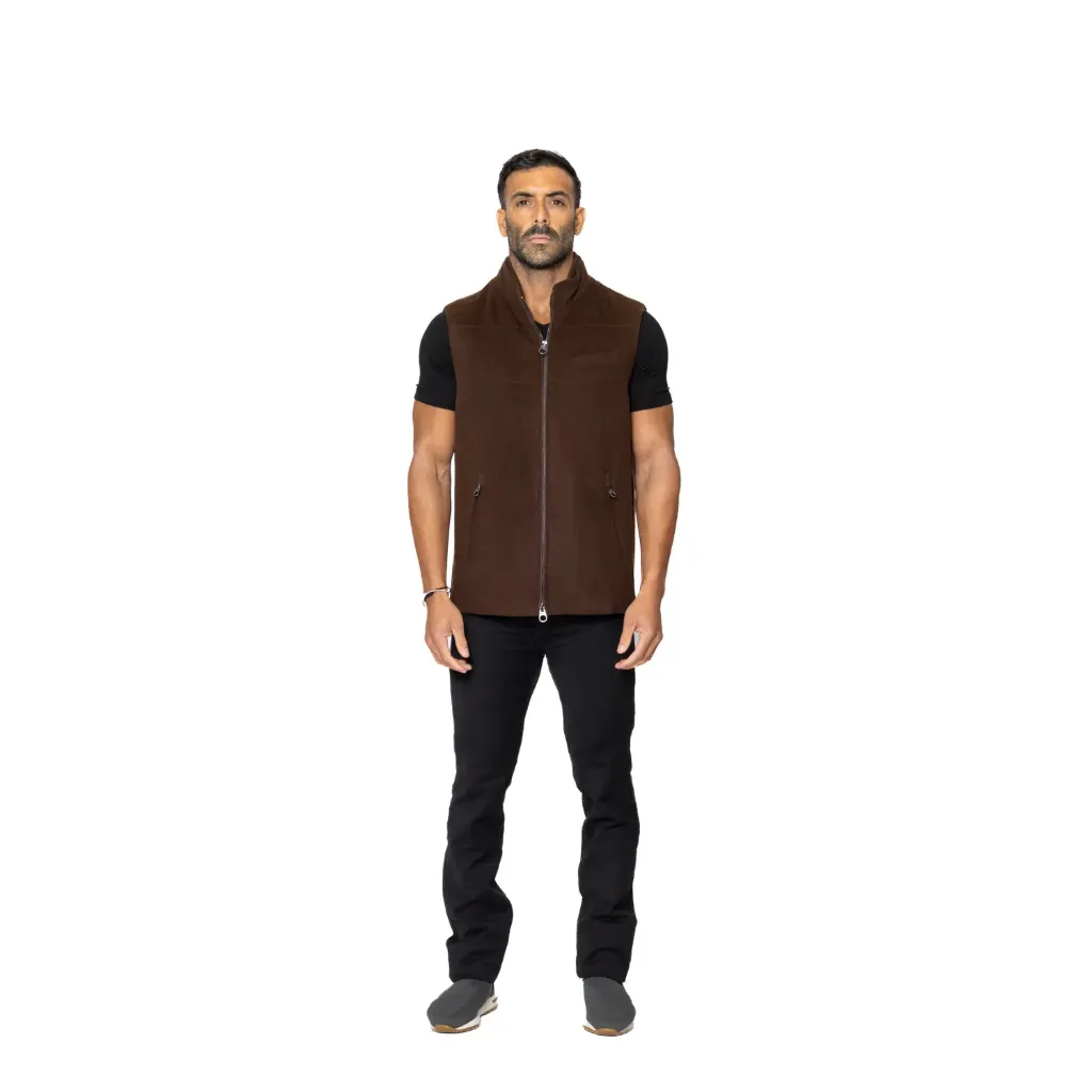 Vest Cashmere With Wool With Polyester Lining - A - 037