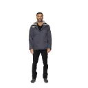 Raincoat Jacket With Rex Rabbit Fur Lining - 0012