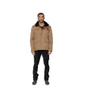 Raincoat Jacket With Fur Rex Rabbit Lining And Hood - 0013