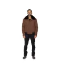 Raincoat Jacket With Rex Rabbit Fur - 011
