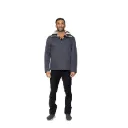 Raincoat Jacket With Rex Rabbit Fur Lining - 017