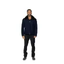 Jacket Cashmere And Wool With Cotton Lining With Rabbit Fur - A - 025