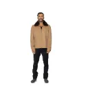 Jacket Cashmere And Wool With Cotton Lining With Rabbit Fur - A - 025