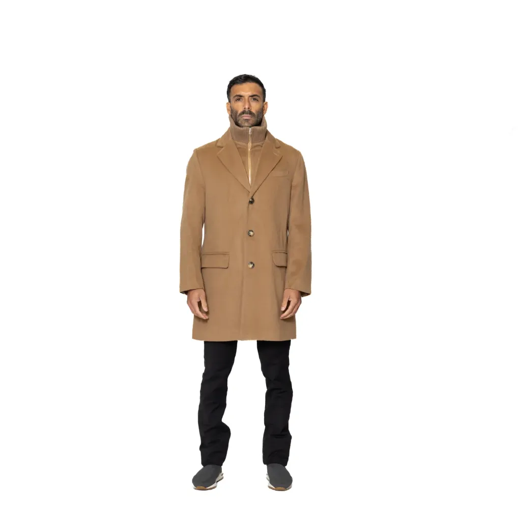 Jacket Cashmere And Wool With Polyster Lining - A - 041