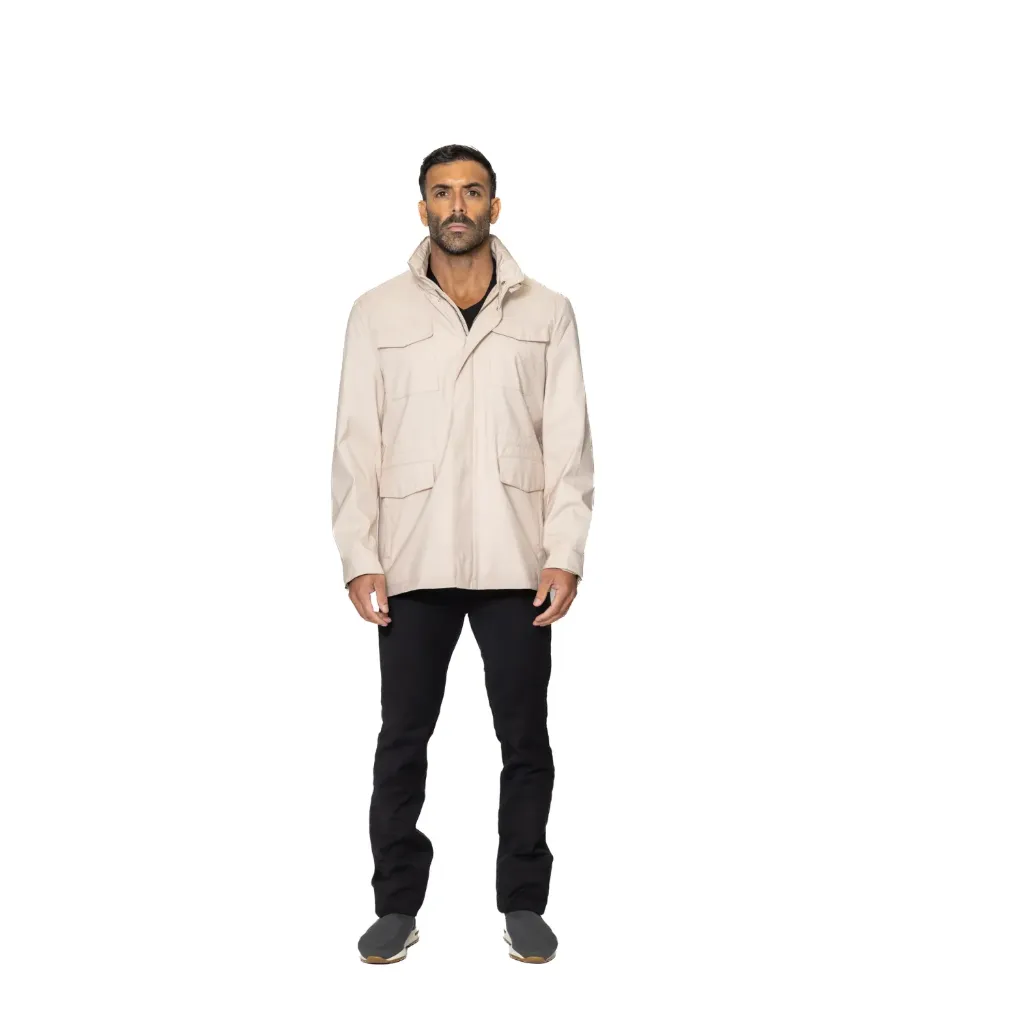 Raincoat Jacket With Cotton Lining - 029