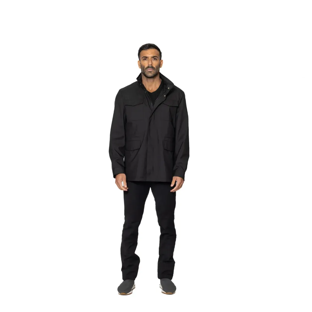 Raincoat Jacket With Cotton Lining - 029