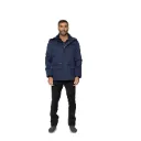 Raincoat Jacket With Cotton Lining And Rex Rabbit Hood - 027B