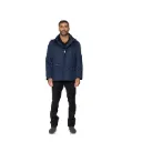 Suede Lamb Jacket With Cotton Lining And Hood - 035